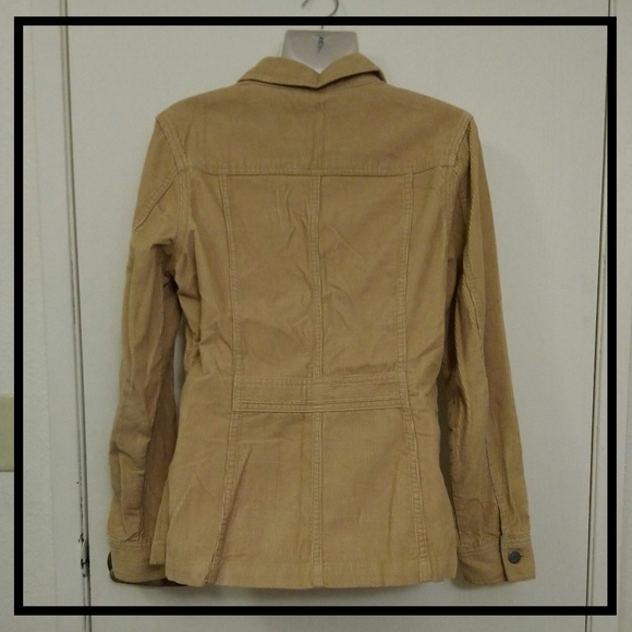 Women's Beige Eddie Bauer Jacket - Picture 3 of 4